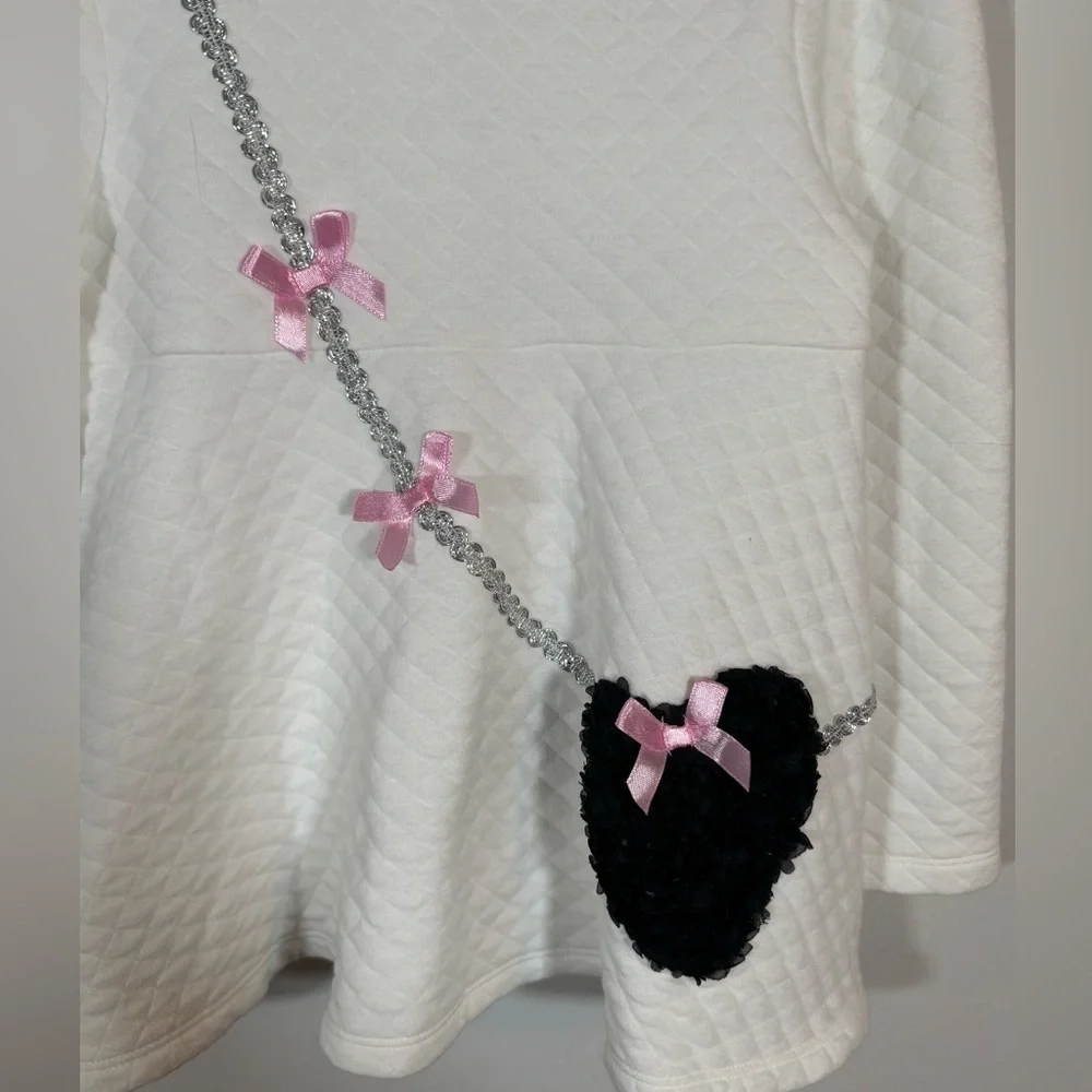 Kids Headquarters Girls Size 5 Outfit Set – Tunic Top & Heart Leggings